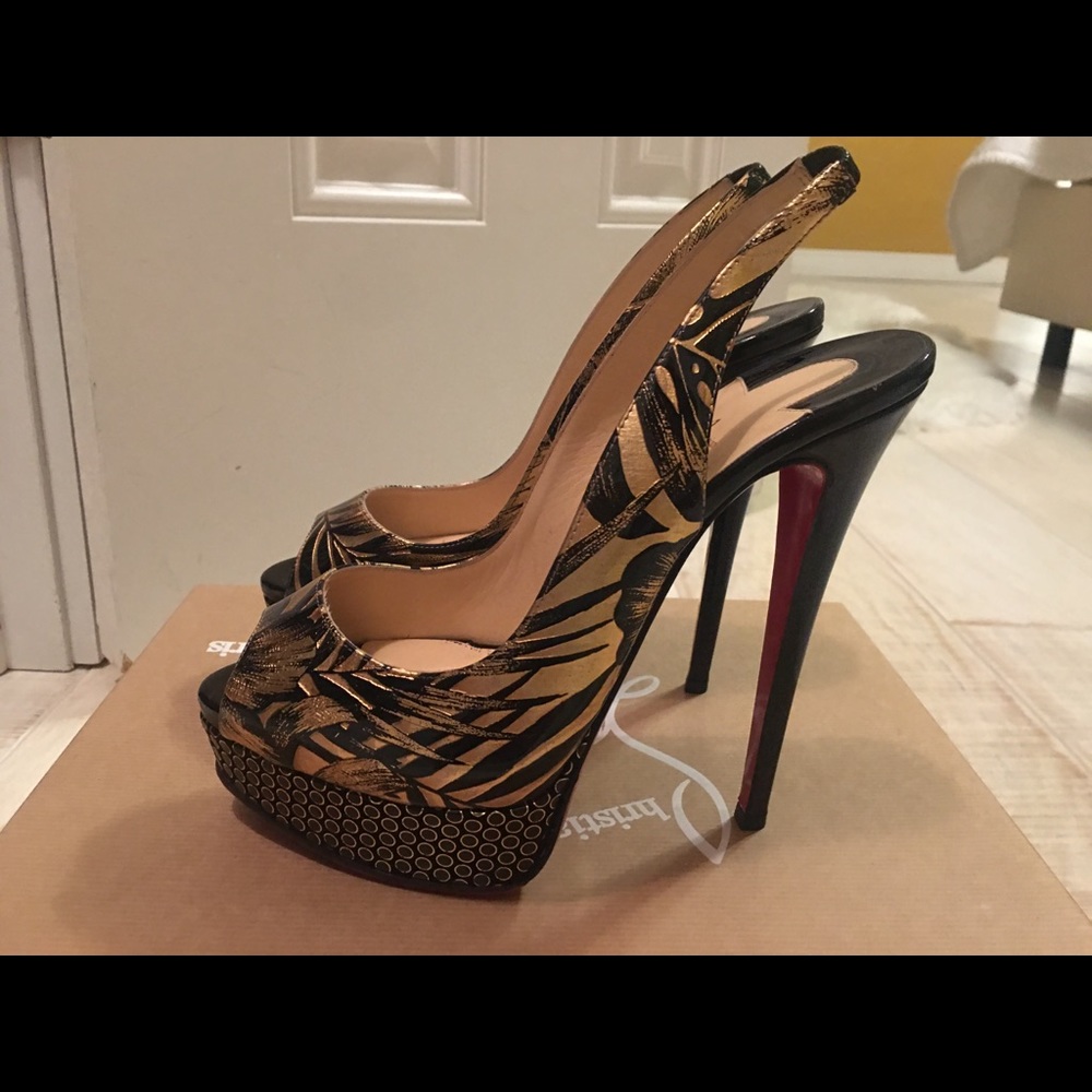 Sling back heels